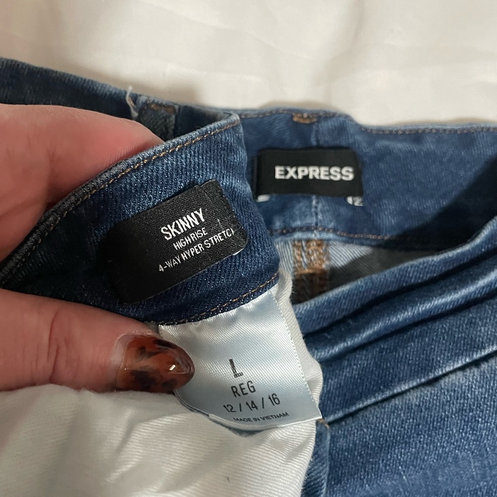Express skinny high rise 4-way hyper stretch